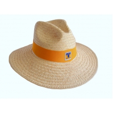 Sombrero de palma Indiana Jones Tigres banda amarilla 